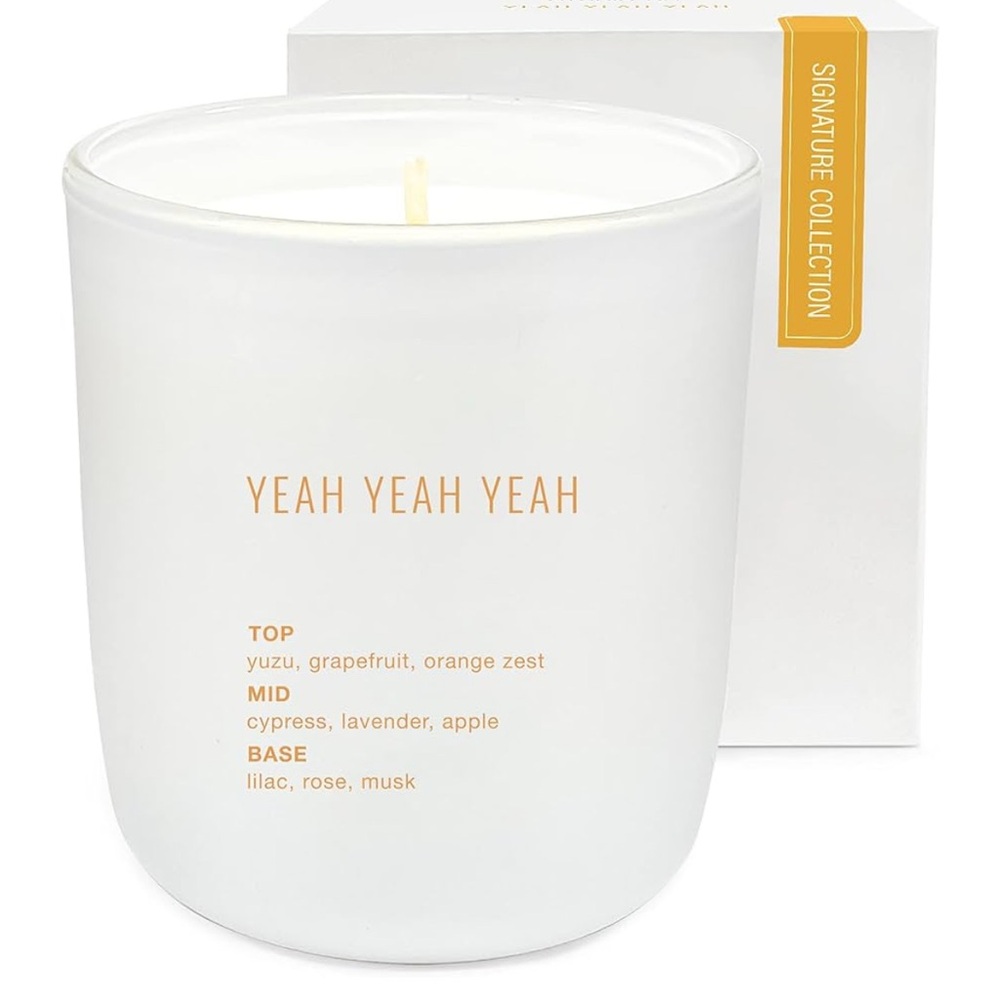 NWT Studio Oh! Yeah Yeah Yeah Essential Oil Coconut-Soy Wax Candle 40 Hr Burn